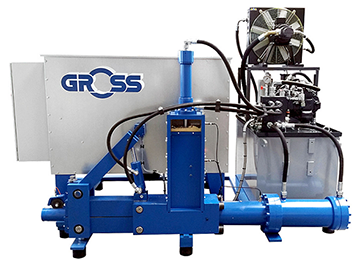 GROSS Brikettierpresse GP 300 S zur Produktion fester Briketts aus